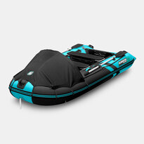 Черно-бирюзовый