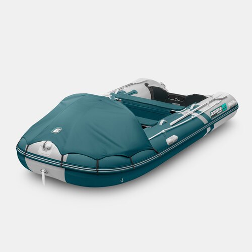 Надувная лодка GLADIATOR C420AL морской зеленый-белый