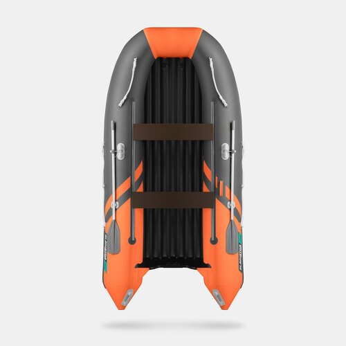 Надувная лодка GLADIATOR E350S оранжево/темно-серый