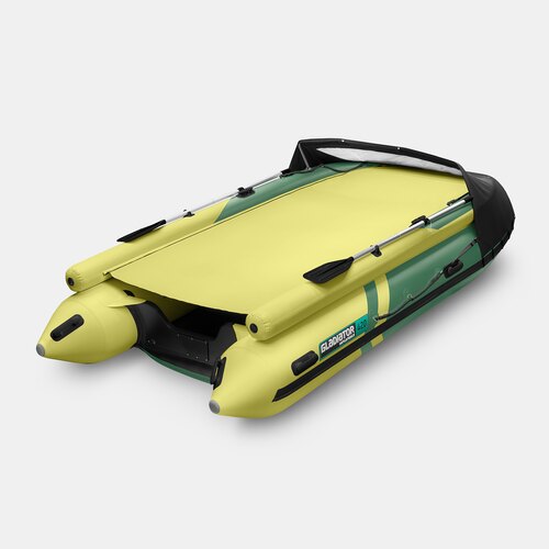 Надувная лодка GLADIATOR E420X зелено-оливковый