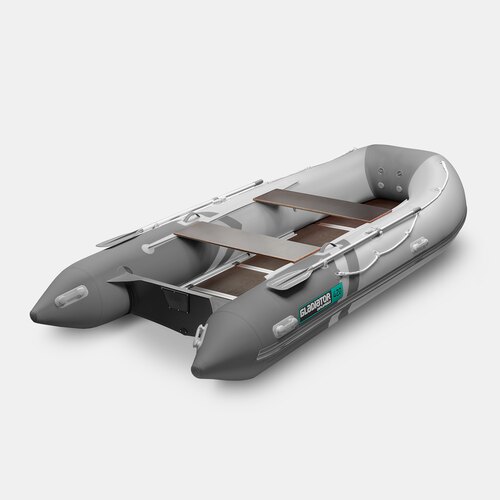 Надувная лодка GLADIATOR B420 светло-темносерый
