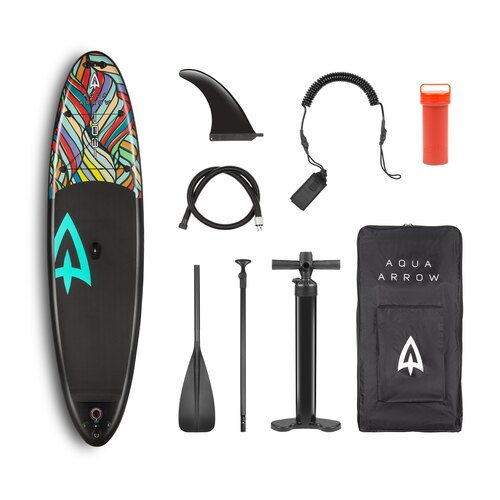 SUP доска надувная Aqua Arrow 10.8 ART Coral