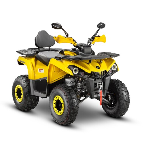 Квадроцикл GLADIATOR F200 LUX жёлтый (Тверь)
